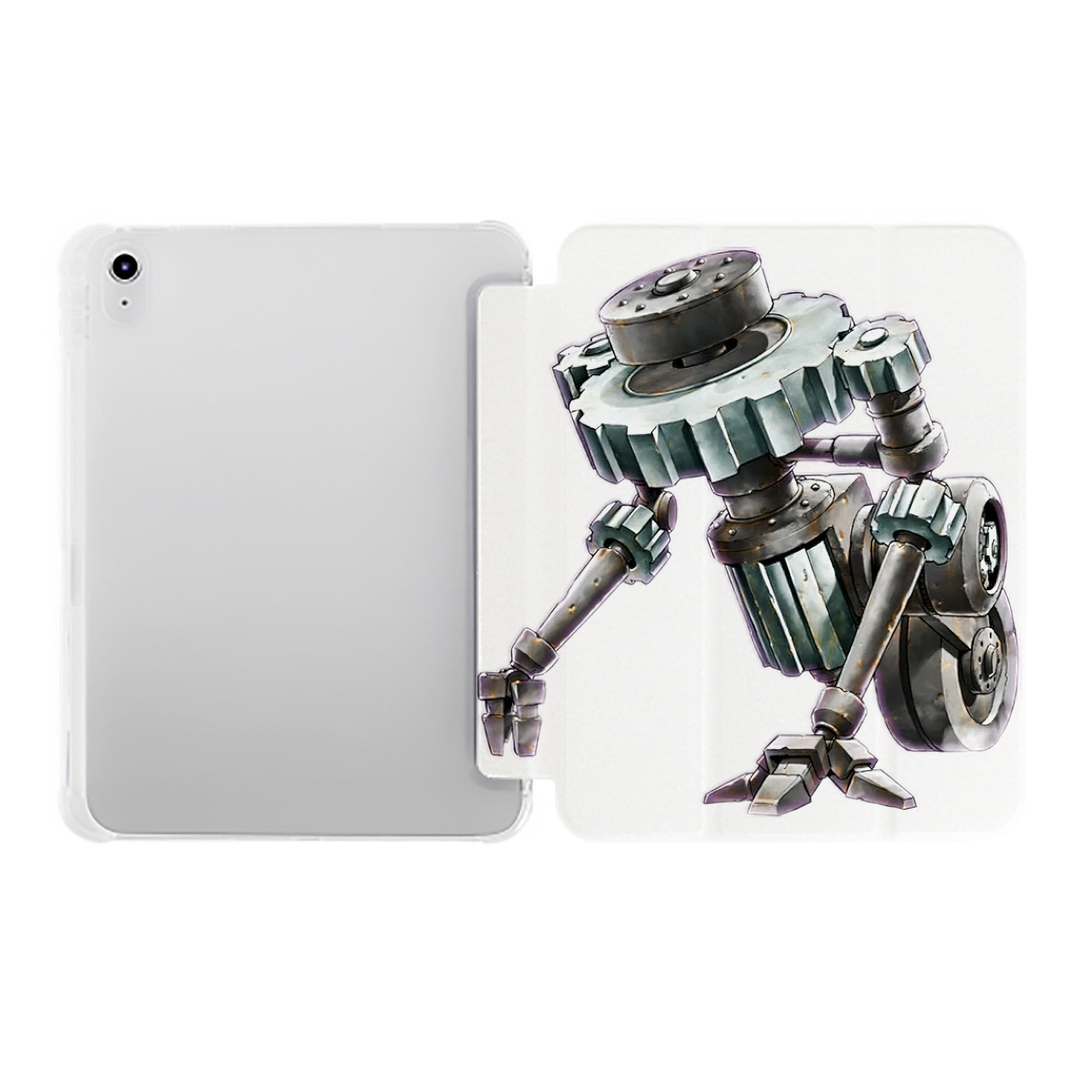 （画像用） 遊☆戯☆王 Yu-Gi-Oh! IPad ケース ペン収納付き 三つ折りスタンド PUレザー×シリコン 対応機種9.5/10.5/10.9インチ